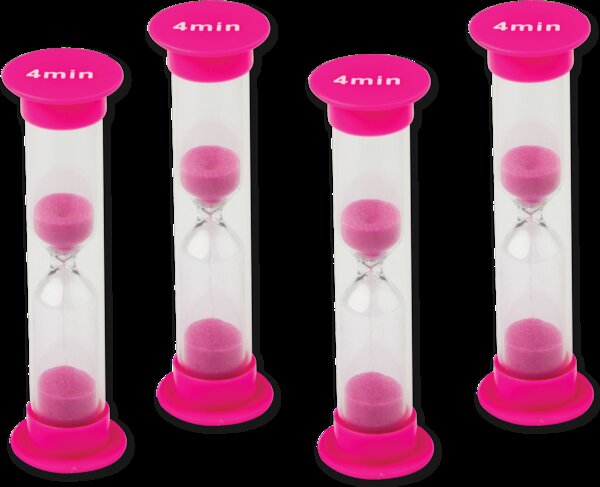4 Minute Sand Timers-Small - TCR20696 | Teacher Created Resources