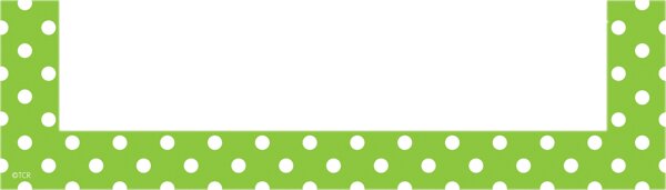 TCR20731 Lime Polka Dots Magnetic Pockets - Small Image