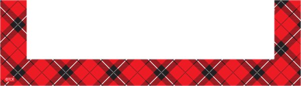 TCR20732 Red Plaid Magnetic Pockets - Small Image