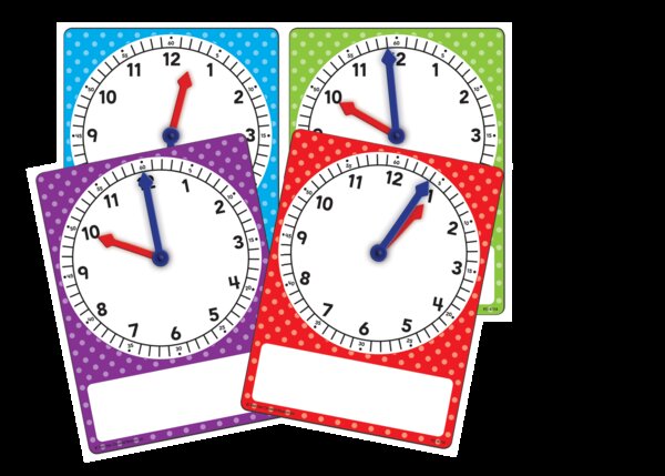 TCR20734 Magnetic Foam Geared Clocks: Small 4-Pack Image