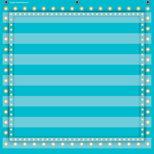 TCR20780 Light Blue Marquee 7 Pocket Chart Image