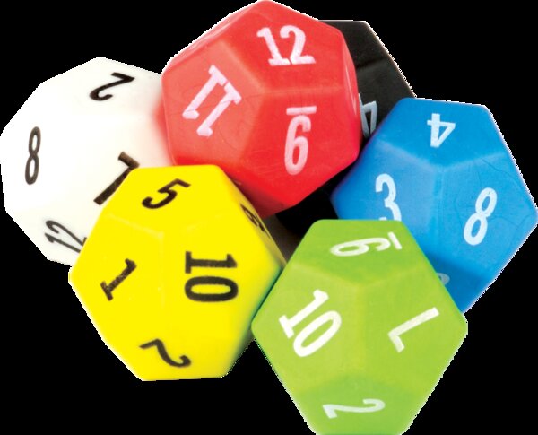 TCR20806 12 Sided Dice 6-Pack Image