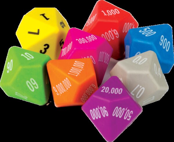 TCR20807 Place Value Dice 8-Pack Image