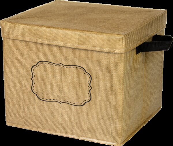 TCR20834 Burlap Storage Box Image