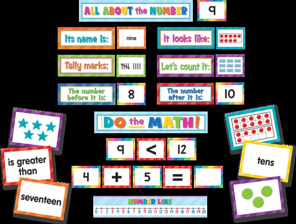 TCR20847 Numbers, Counting & More 0-20 Pocket Chart Cards Image