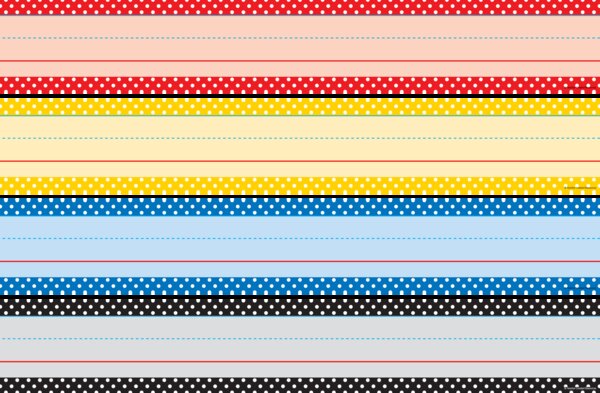 TCR20862 Classic Colors Polka Dots Sentence Strips Image