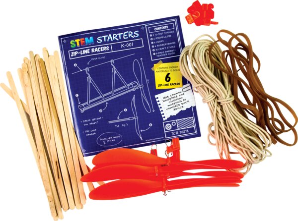 Zip Line Racer Project STEM Starters: Zip-Line Racers - TCR20878 | Teacher Created Resources