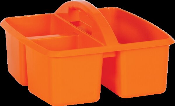 TCR20907 Orange Plastic Storage Caddy Image