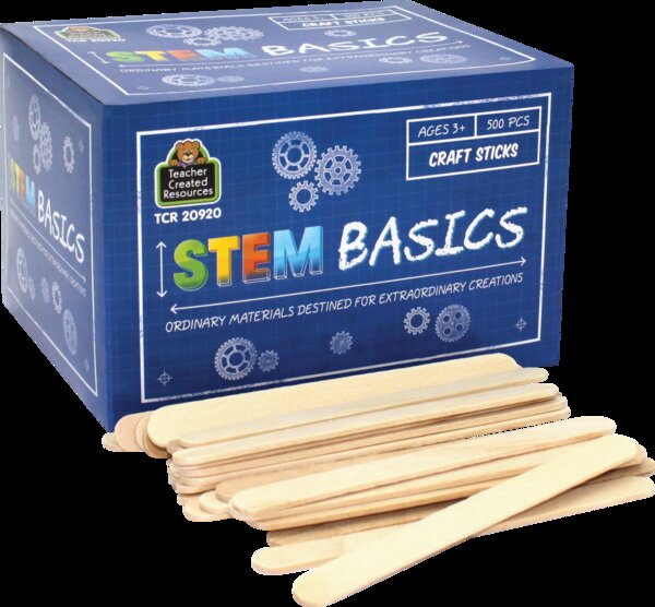 TCR20920 STEM Basics: Craft Sticks - 500 Count Image