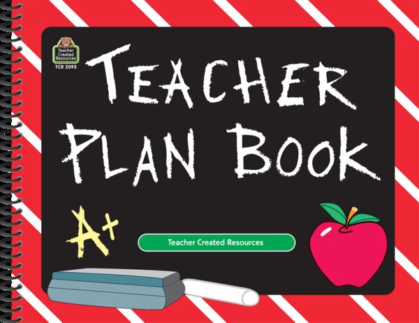 TCR2093 Chalkboard Teacher Plan Book Image