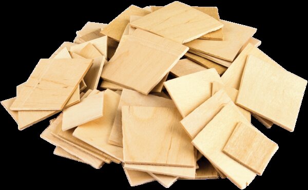 TCR20939 STEM Basics: Wooden Squares - 150 Count Image