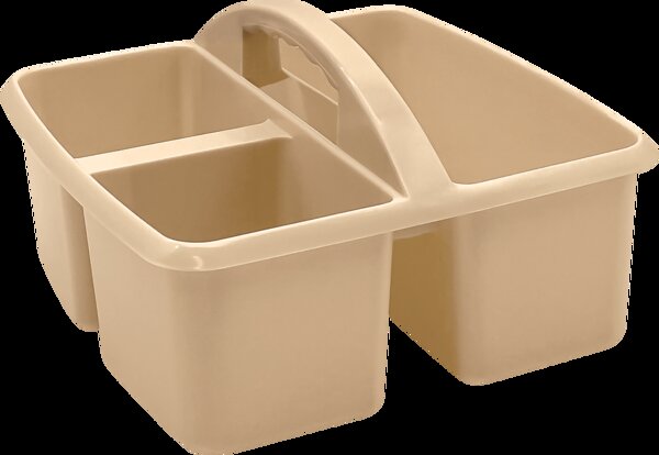 TCR20956 Light Brown Plastic Storage Caddy Image