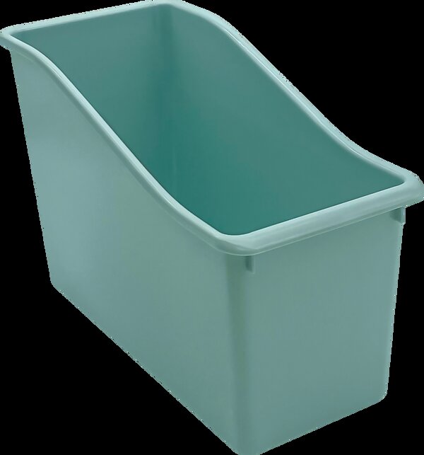 TCR20977 Calming Blue Plastic Book Bin Image