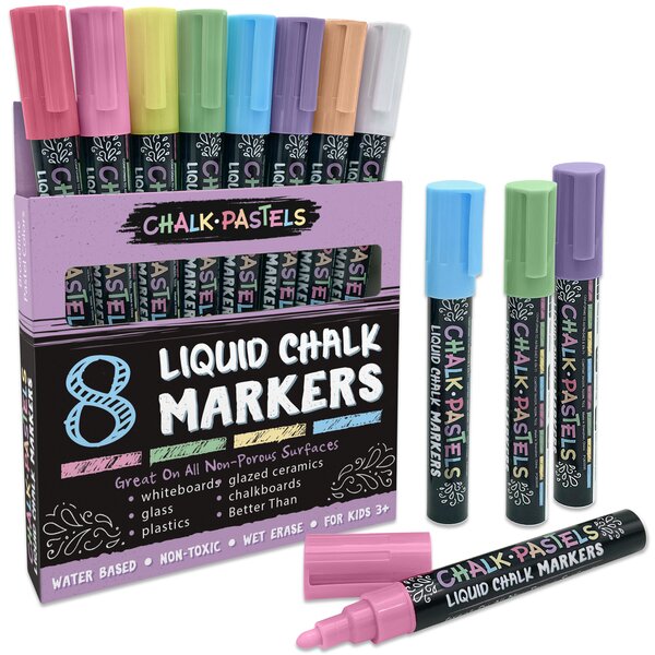 TCR20998 Chalk Pastels Liquid Chalk Markers Image