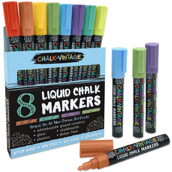 TCR20999 Chalk Vintage Liquid Chalk Markers Image