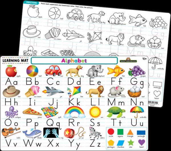 TCR21012 Alphabet Learning Mat Image