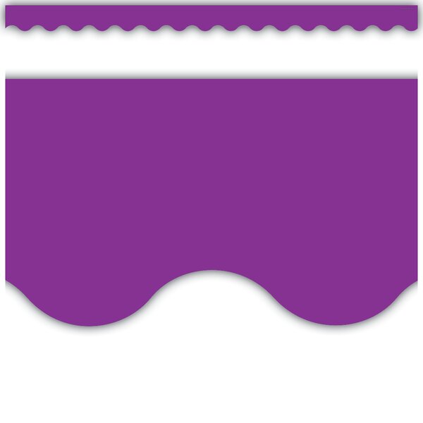 TCR2153 Purple Scalloped Border Trim Image