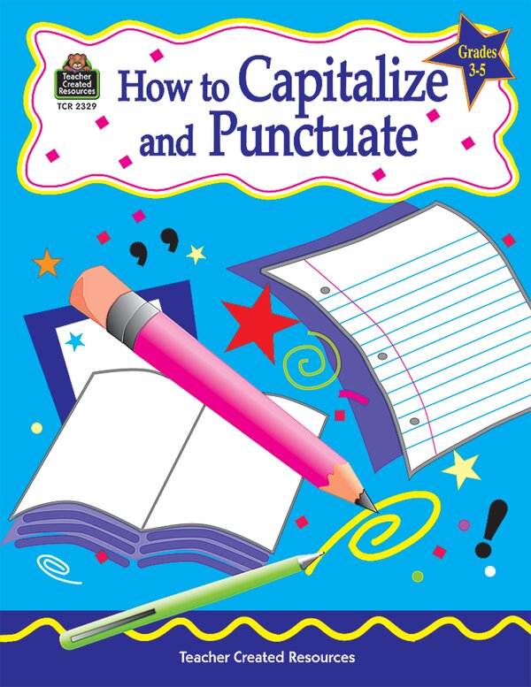 TCR2329 How to Capitalize and Punctuate, Grades 3-5 Image