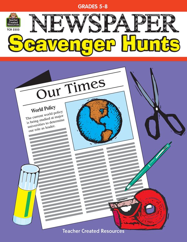 TCR2353 Newspaper Scavenger Hunts Image