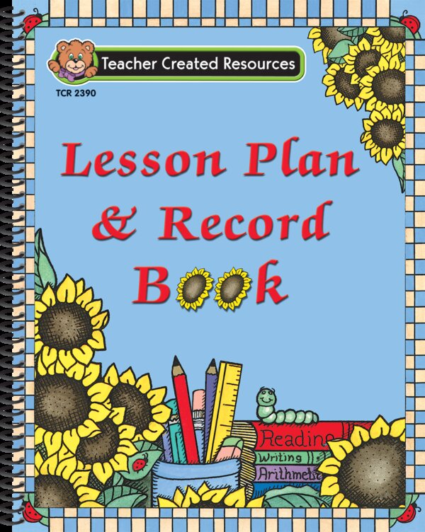 TCR2390 Sunflowers Lesson Plan & Record Book Image