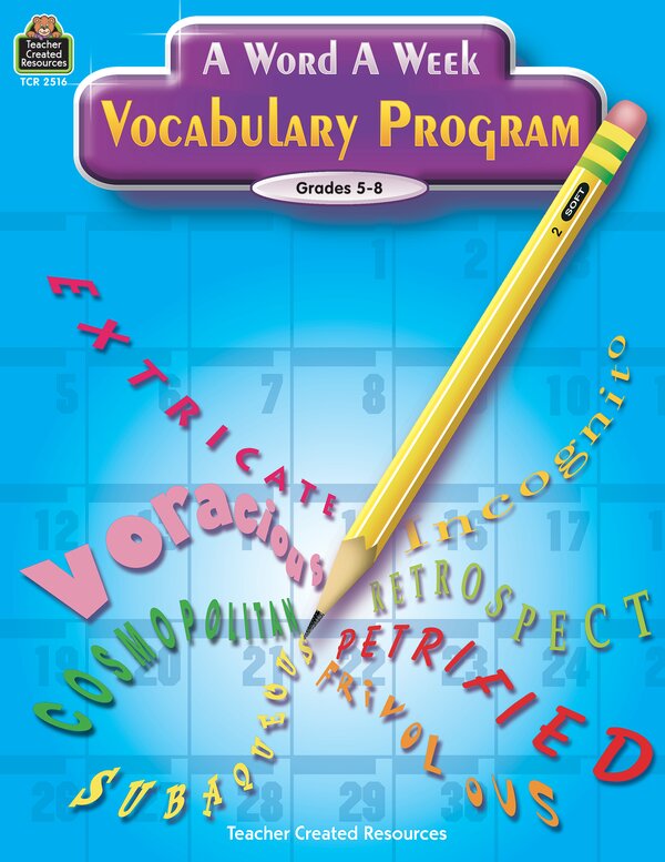 A Word A Week Vocabulary Program - TCR2516 | Teacher Created Resources