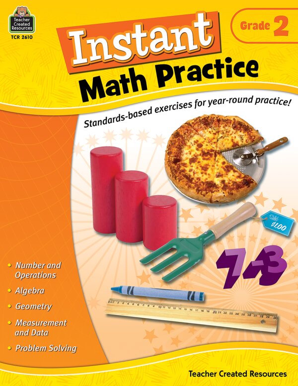 TCR2610 Instant Math Practice Grade 2 Image