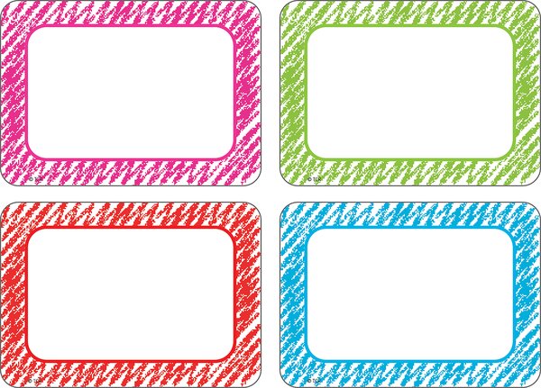 TCR2689 Scribble Name Tags/Labels - Multi-Pack Image