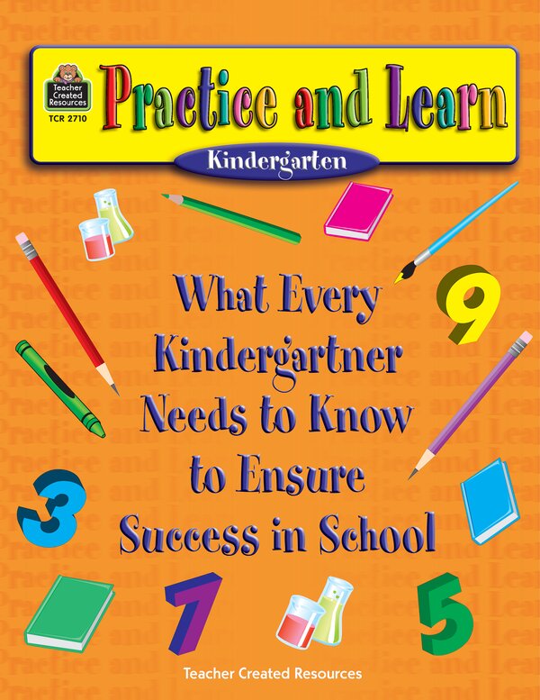 TCR2710 Practice and Learn: Kindergarten Image