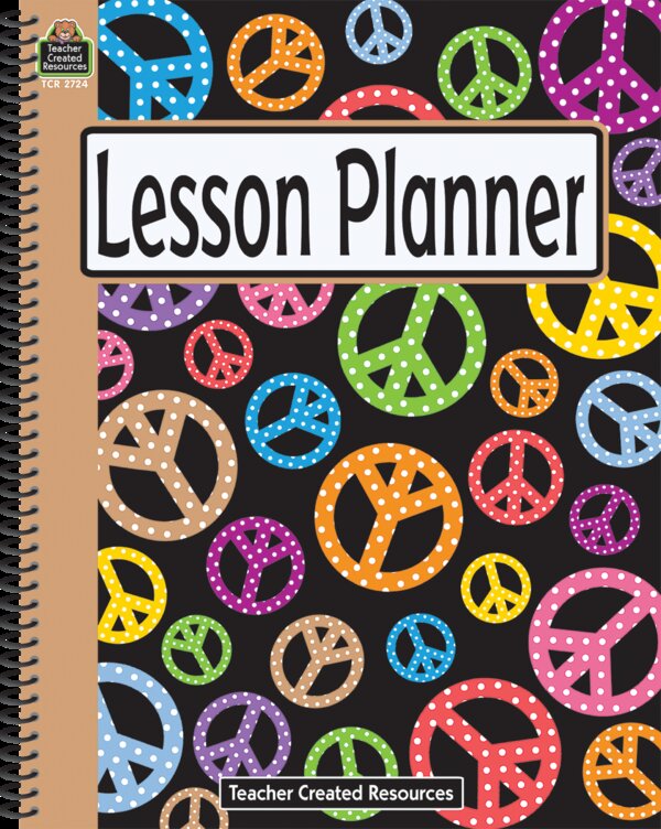 TCR2724 Peace Signs Lesson Planner Image