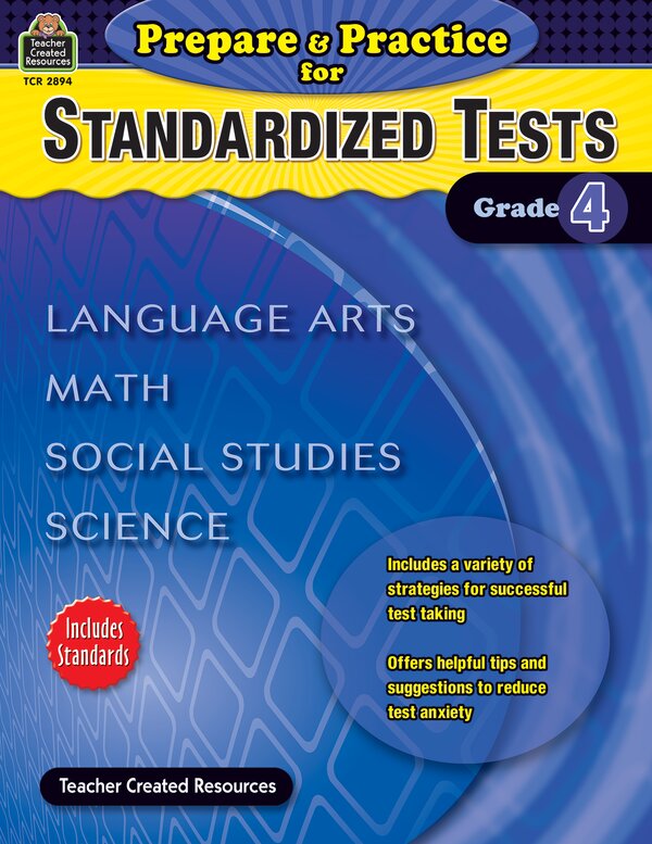 TCR2894 Prepare & Practice for Standardized Tests Grade 4 Image