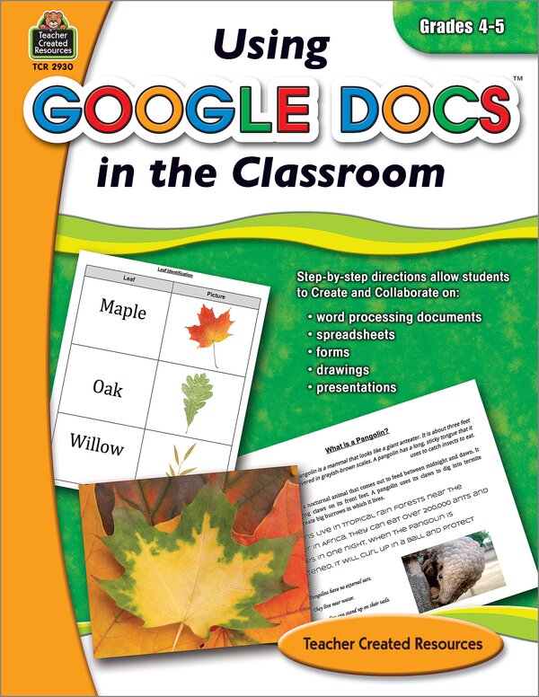 TCR2930 Using Google Docs in the Classroom Grade 4-5 Image