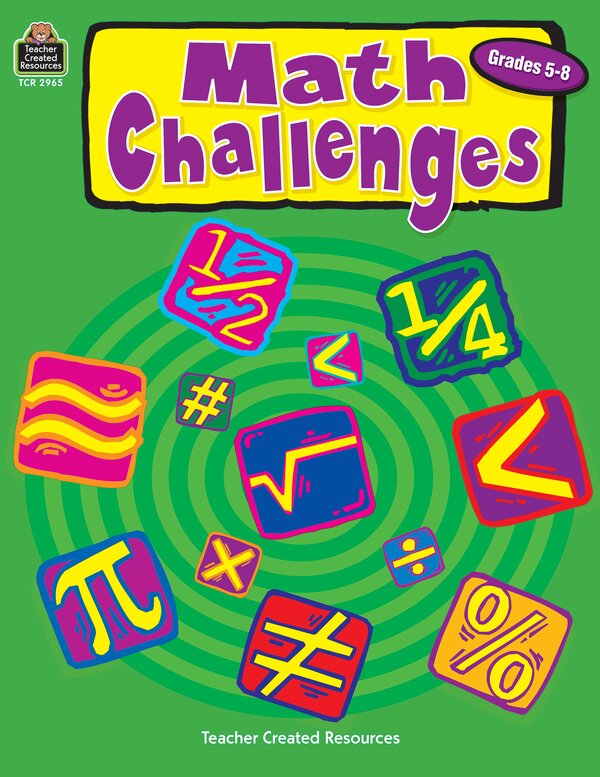 TCR2965 Math Challenges, Grades 5-8 Image