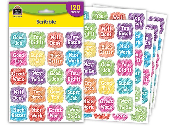 TCR3054 Scribble Stickers Image