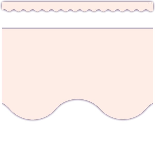 TCR3065 Blush Scalloped Border Trim Image