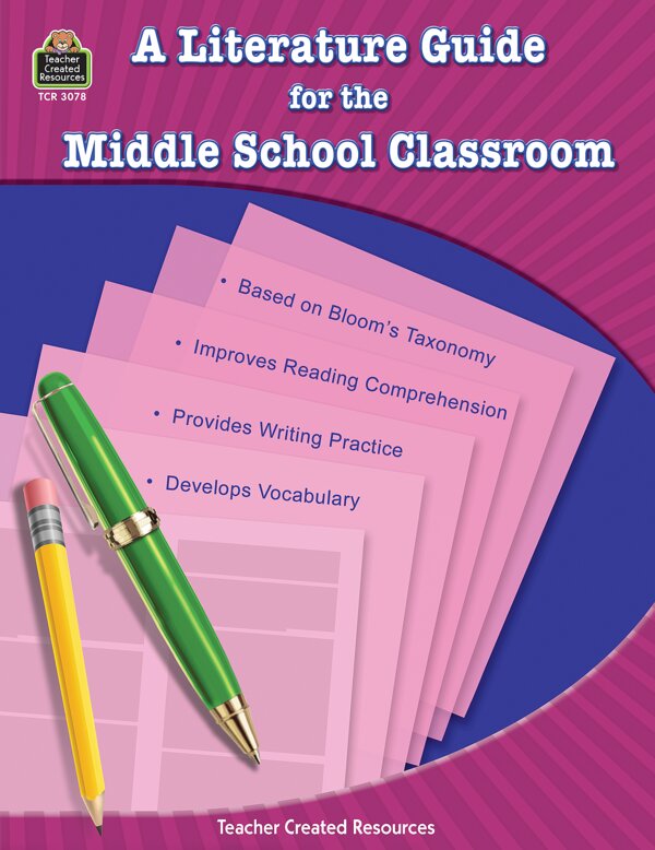 TCR3078 Literature Guide for the Middle School Classroom Image