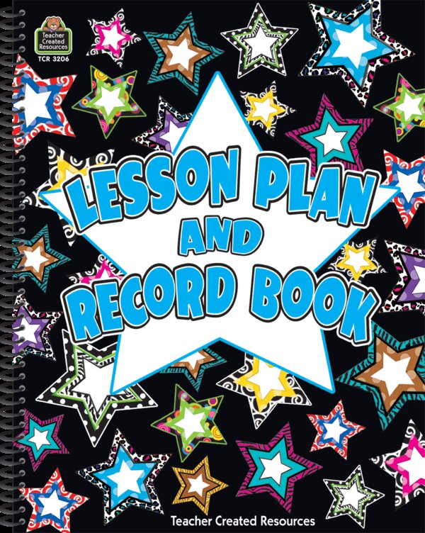 TCR3206 Fancy Stars Lesson Plan & Record Book Image