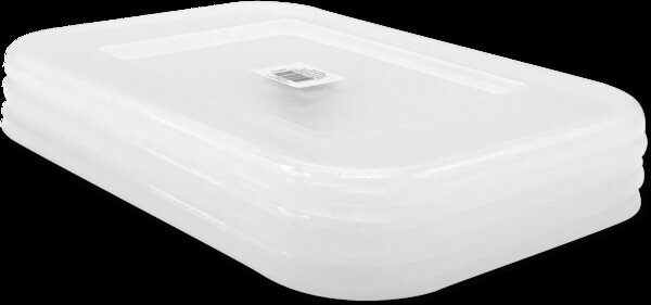 TCR32267 Small Clear Plastic Storage Bin Lids 6-Pack Image