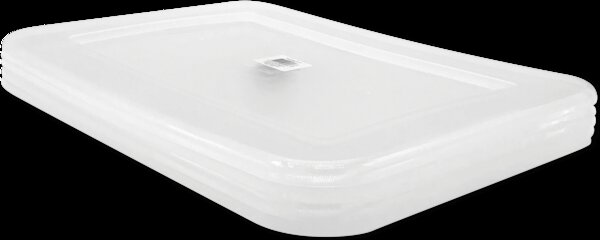 TCR32268 Large Clear Plastic Storage Bin Lids 6-Pack Image