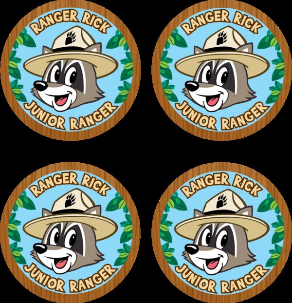 TCR3474 Ranger Rick Wear 'Em Badges Image