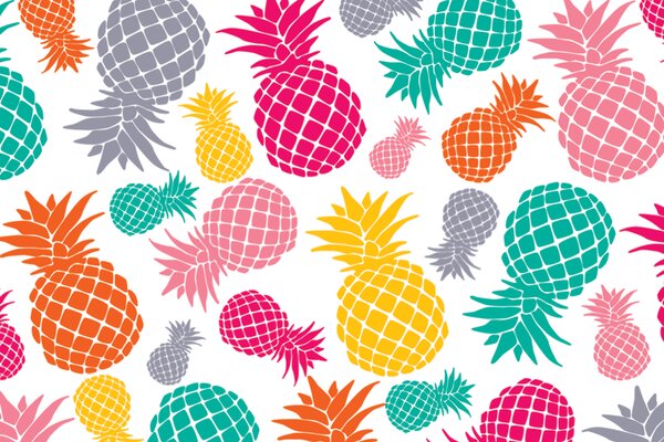 TCR3483 Tropical Punch Pineapples Postcards Image