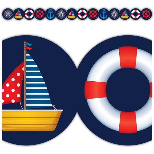 TCR3517 Nautical Die-Cut Border Trim Image