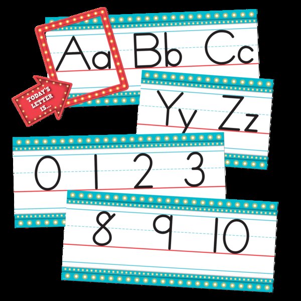 TCR3548 Marquee Alphabet Line Bulletin Board Display Set Image