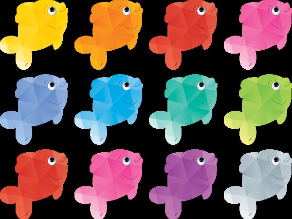 TCR3551 Colorful Fish Mini Accents Image