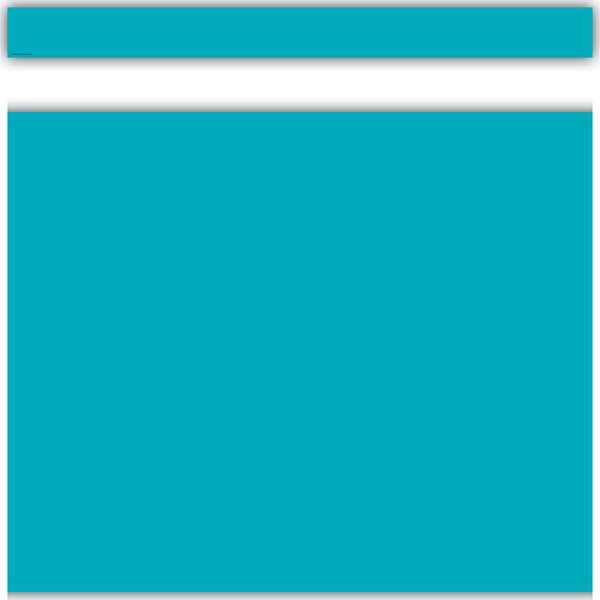 TCR3559 Teal Straight Border Trim Image