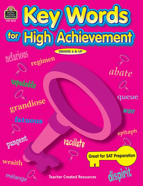 TCR3612 Key Words for High Achievement Image