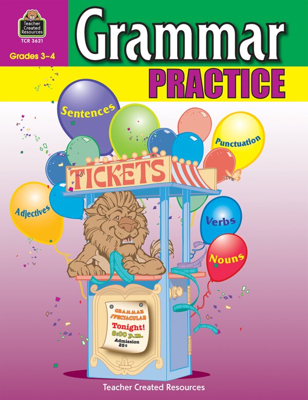 Grammar Practice for Grades 3-4 - TCR3621 | Teacher Created Resources