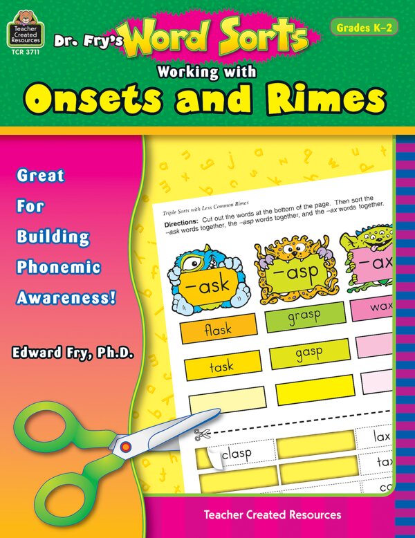 TCR3711 Dr. Fry's Word Sorts: Working with Onsets and Rimes Image