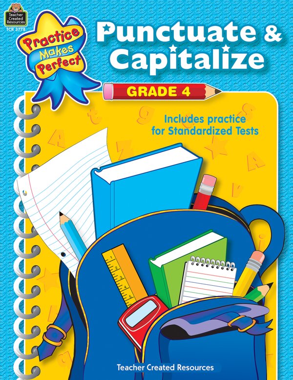 TCR3778 Punctuate & Capitalize Grade 4 Image