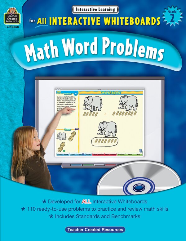 Learning Math Word Text Interactive Learning: Math Word Problems Grade 2 - TCR3850 | Teacher ...