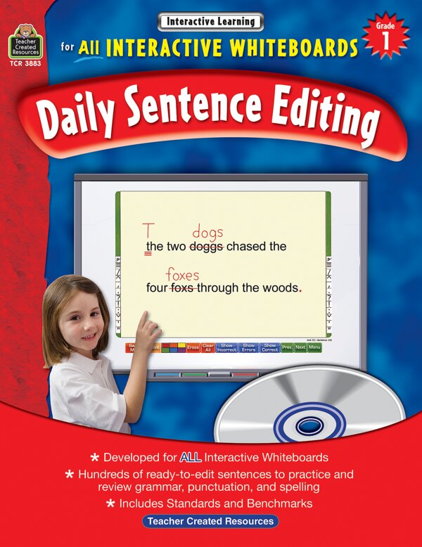 TCR3883 Interactive Learning: Daily Sentence Editing Grade 1 Image